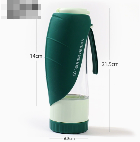 Botella de Agua Portátil 2 en 1 Premium