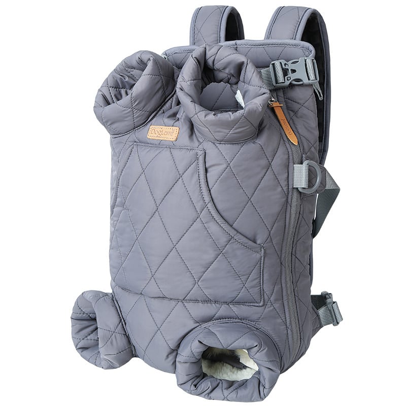 Mochila Portátil para Mascotas Acolchada de Invierno