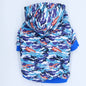 Sudadera Estampada Azul