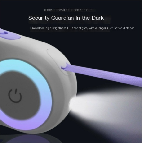 Correa Inteligente Retractil con Luz LED