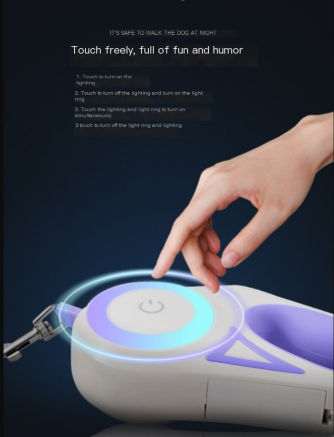 Correa Inteligente Retractil con Luz LED