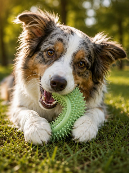 Pelota Mordedora y Limpiadora de Dientes