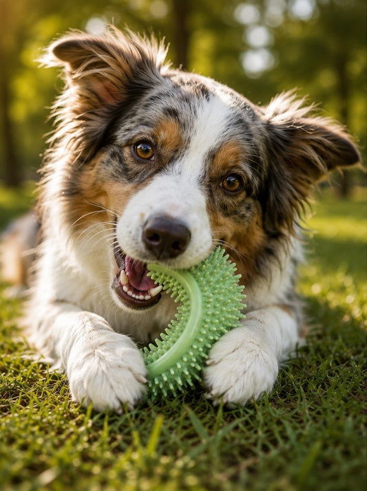 Pelota Mordedora y Limpiadora de Dientes